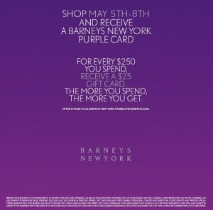 Barneys Sale