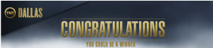 You could be a winner