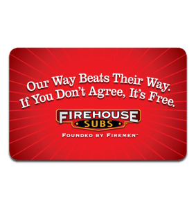 Firehouse Subs Giftcard