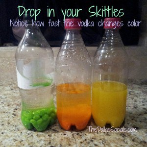 Drop in Skittles