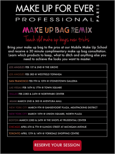 MUFE Remix Tour Invite