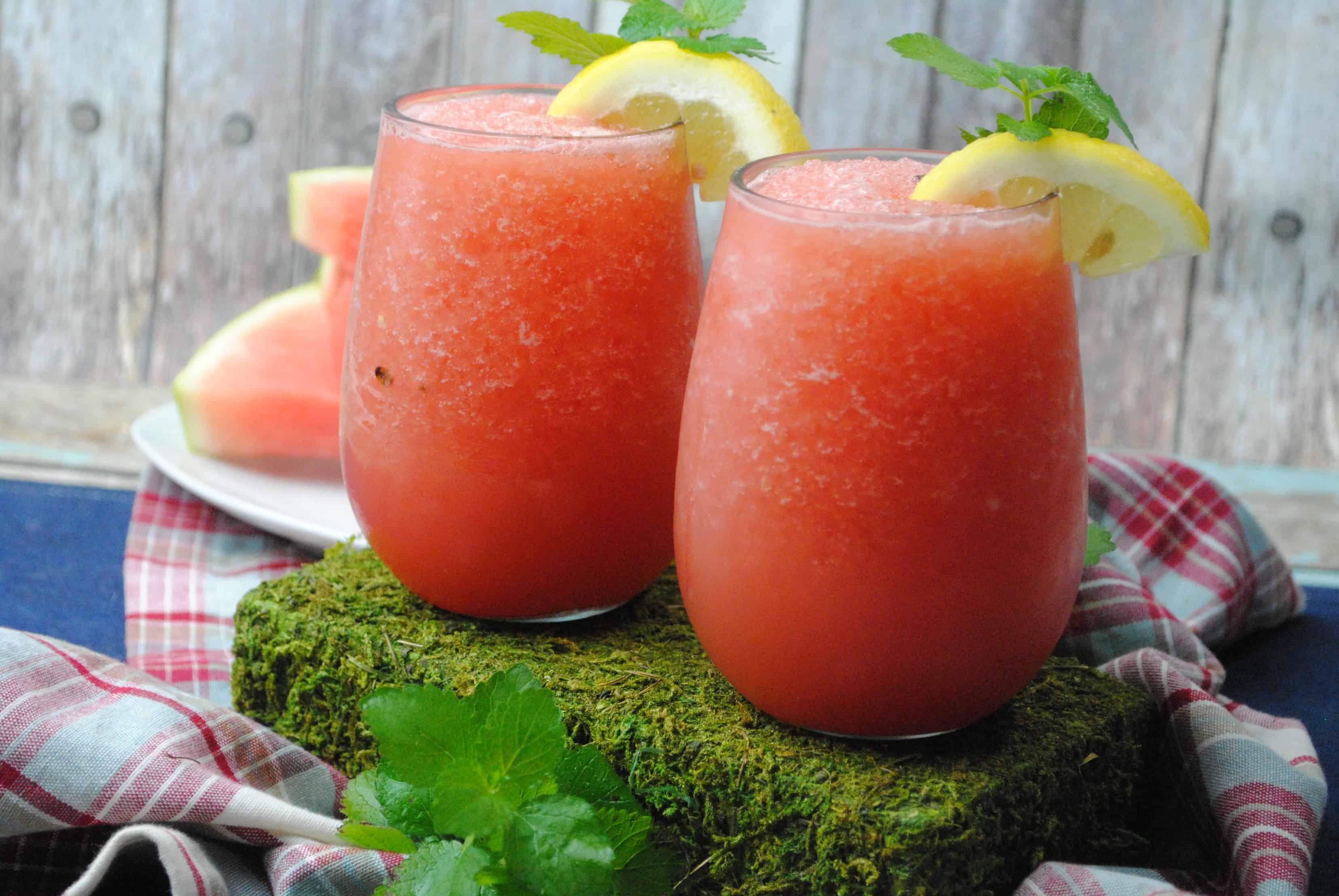 Easy to Make Watermelon Wine Slush Dallas Socials