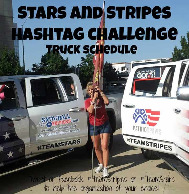 Stars & Stripes Hashtag Challenge Truck Schedule